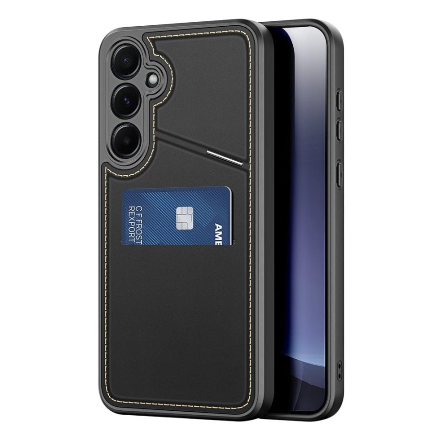 DUX DUCIS  Rafi II Series For Samsung Galaxy S25 Magnetic Case Leather Back Cover with RFID Blocking Card Slots
