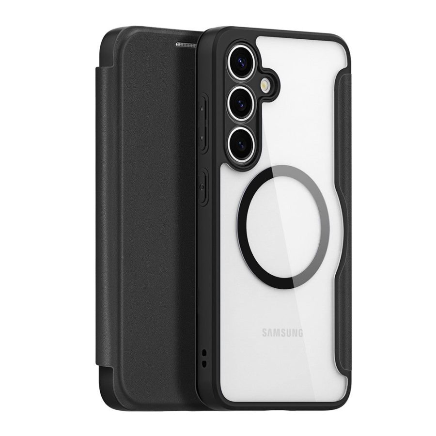 DUX DUCIS For Samsung Galaxy S25 Leather Case Skin X Pro Series Flip Cover Magnetic Case