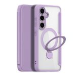 DUX DUCIS Skin X Pro Series For Samsung Galaxy S25 Leather Case Rotary Kickstand Cover Magnetic Case
