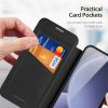 6601126836A-8 DUX DUCIS For Samsung Galaxy S25+ Leather Case Skin X Pro Series Rotary Kickstand Cover Magnetic Case