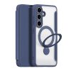 6601126836B-1 DUX DUCIS For Samsung Galaxy S25+ Leather Case Skin X Pro Series Rotary Kickstand Cover Magnetic Case