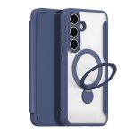 DUX DUCIS For Samsung Galaxy S25+ Leather Case Skin X Pro Series Rotary Kickstand Cover Magnetic Case