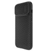 NILLKIN For iPhone 14 Pro Max Carbon Fiber Phone Case Slide Camera Protection PC - TPU Cover Compatible with MagSafe