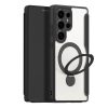 6601127360A-1 DUX DUCIS Skin X Pro Series For Samsung Galaxy S25 Ultra Leather Case Rotary Kickstand Cover Magnetic Case