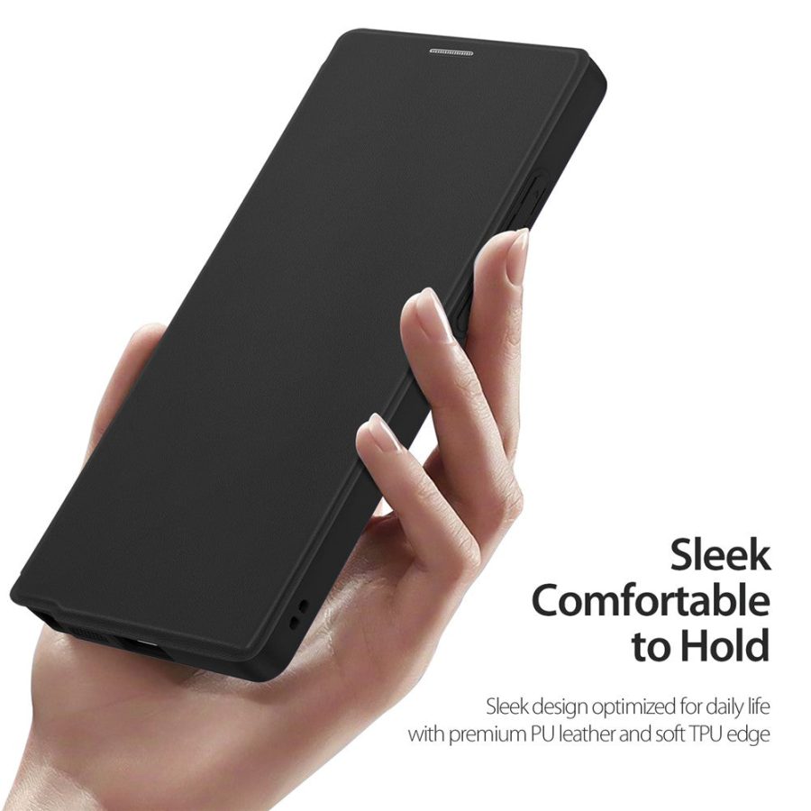 6601127360A-6 DUX DUCIS Skin X Pro Series For Samsung Galaxy S25 Ultra Leather Case Rotary Kickstand Cover Magnetic Case