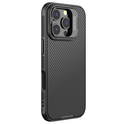 NILLKIN Camshield Prop Magnetic Series for iPhone 16 Pro Max Case Compatible with MagSafe TPU+PC Phone Cover with Lens Frame