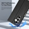 6601130148A-10 DUX DUCIS Lawa Series For Samsung Galaxy S25 Case Detachable Magnetic Cowhide Leather Cover Zipper Wallet