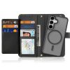 6601130148A-2 DUX DUCIS Lawa Series For Samsung Galaxy S25 Case Detachable Magnetic Cowhide Leather Cover Zipper Wallet