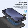 6601130148A-5 DUX DUCIS Lawa Series For Samsung Galaxy S25 Case Detachable Magnetic Cowhide Leather Cover Zipper Wallet