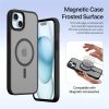 6601130605A-6 DUX DUCIS For iPhone 15 Plus Case Lawa Series Detachable Magnetic Cowhide Leather Cover Zipper Wallet