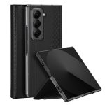 DUX DUCIS For Samsung Galaxy Z Fold Special Cases with Card Slot Bril Series Leather Phone Cover Stand