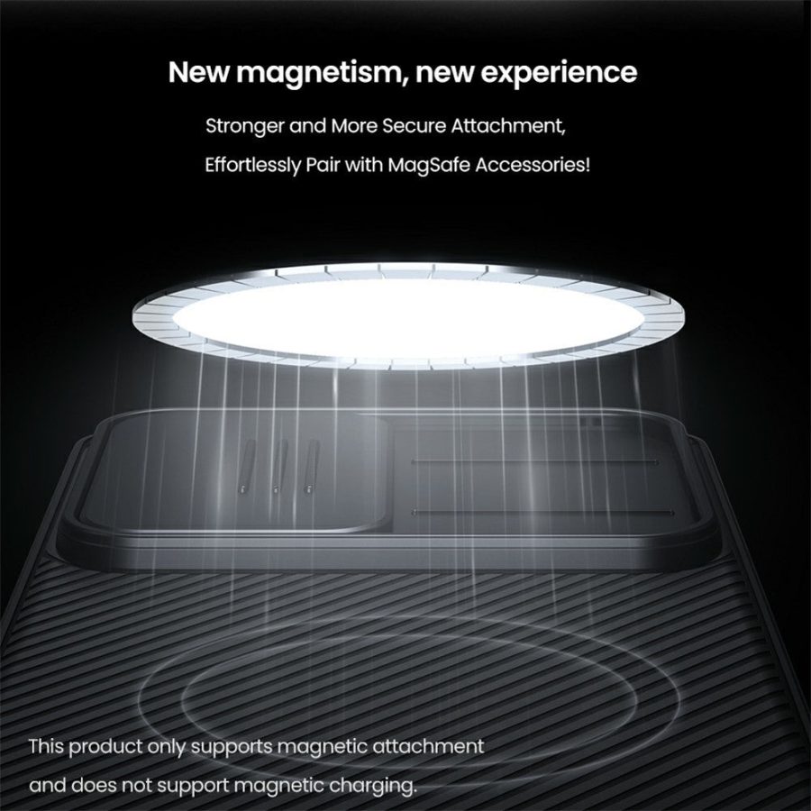 NILLKIN Camshield Pro for Samsung Galaxy S25 Ultra Magnetic Case TPU - PC Phone Cover with Slider Camera
