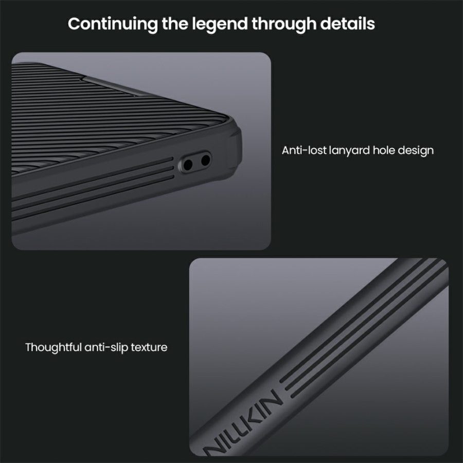 6601135161A-12 NILLKIN Camshield Pro Series for Samsung Galaxy S25 Ultra Case PC - TPU Slide Camera Lid Phone Cover