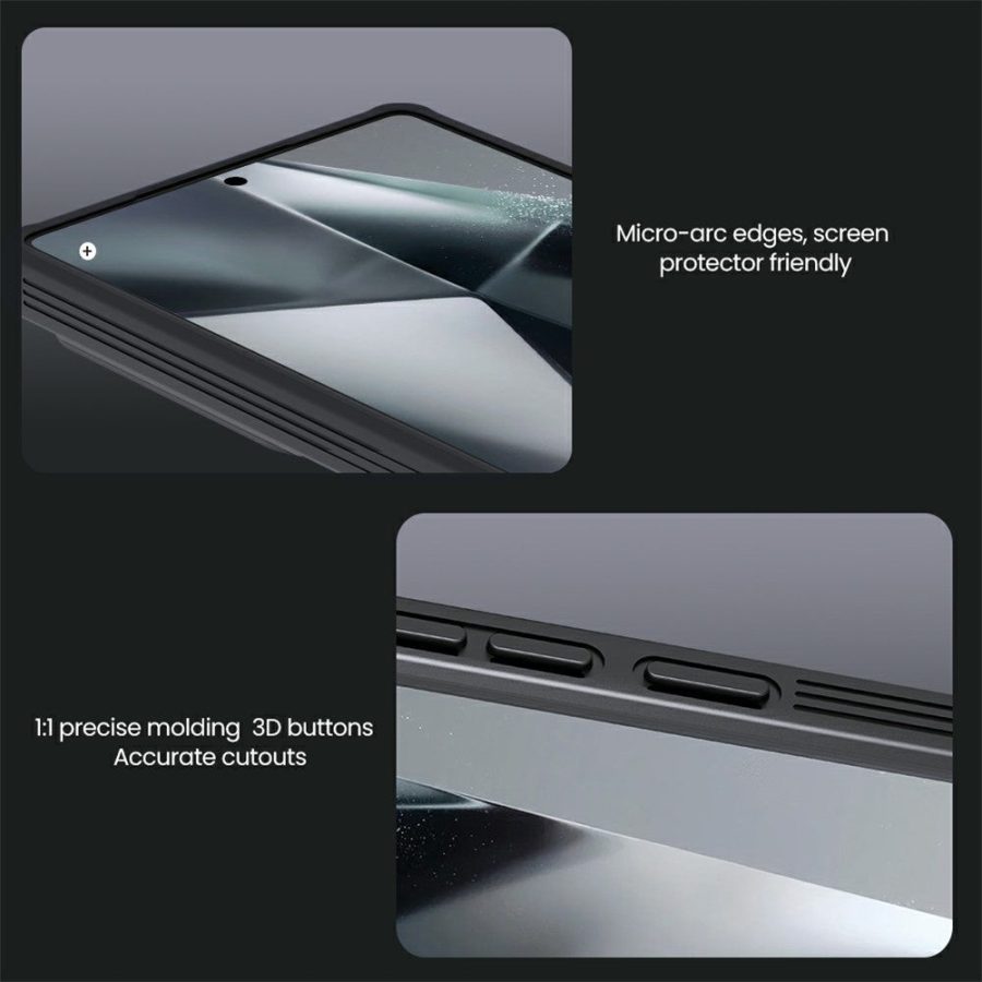 6601135161A-13 NILLKIN Camshield Pro Series for Samsung Galaxy S25 Ultra Case PC - TPU Slide Camera Lid Phone Cover