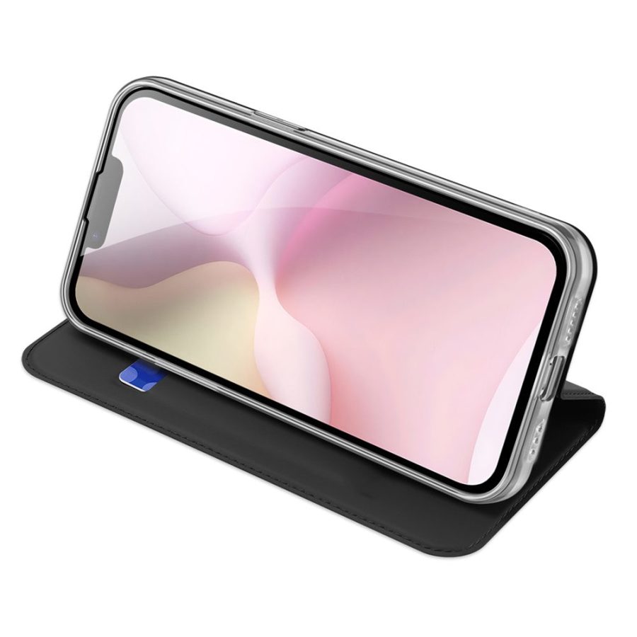 6601137797A-5 DUX DUCIS Skin Pro Series For iPhone 17e / 16e Case Leather Stand Cover Card Holder