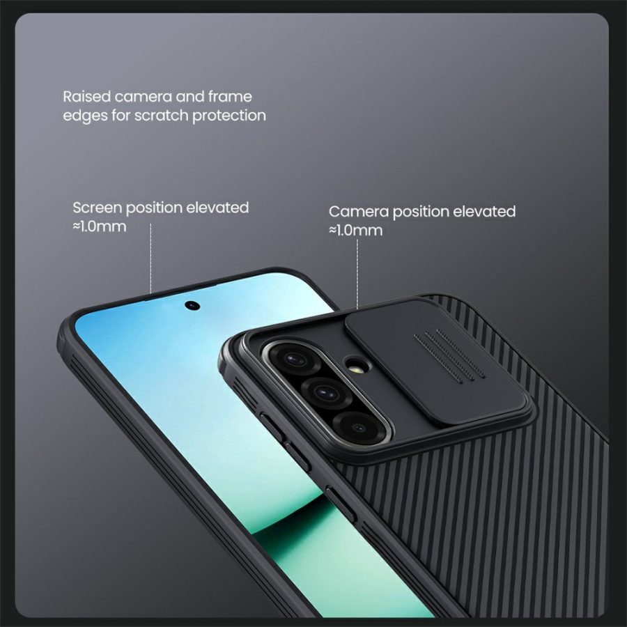 NILLKIN Camshield Pro for Samsung Galaxy A36 Magnetic Case TPU - PC Phone Cover with Slider Camera