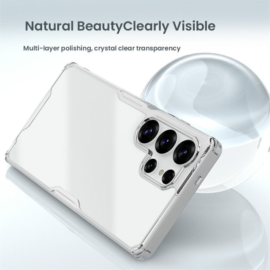 6601138942A-7 NILLKIN Pro Series for Samsung Galaxy S25 Ultra Case TPU - PC Crystal Clear Phone Case