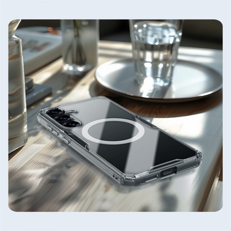 NILLKIN Pro Series for Samsung Galaxy S25 Magnetic Case TPU - PC Clear Phone Cover