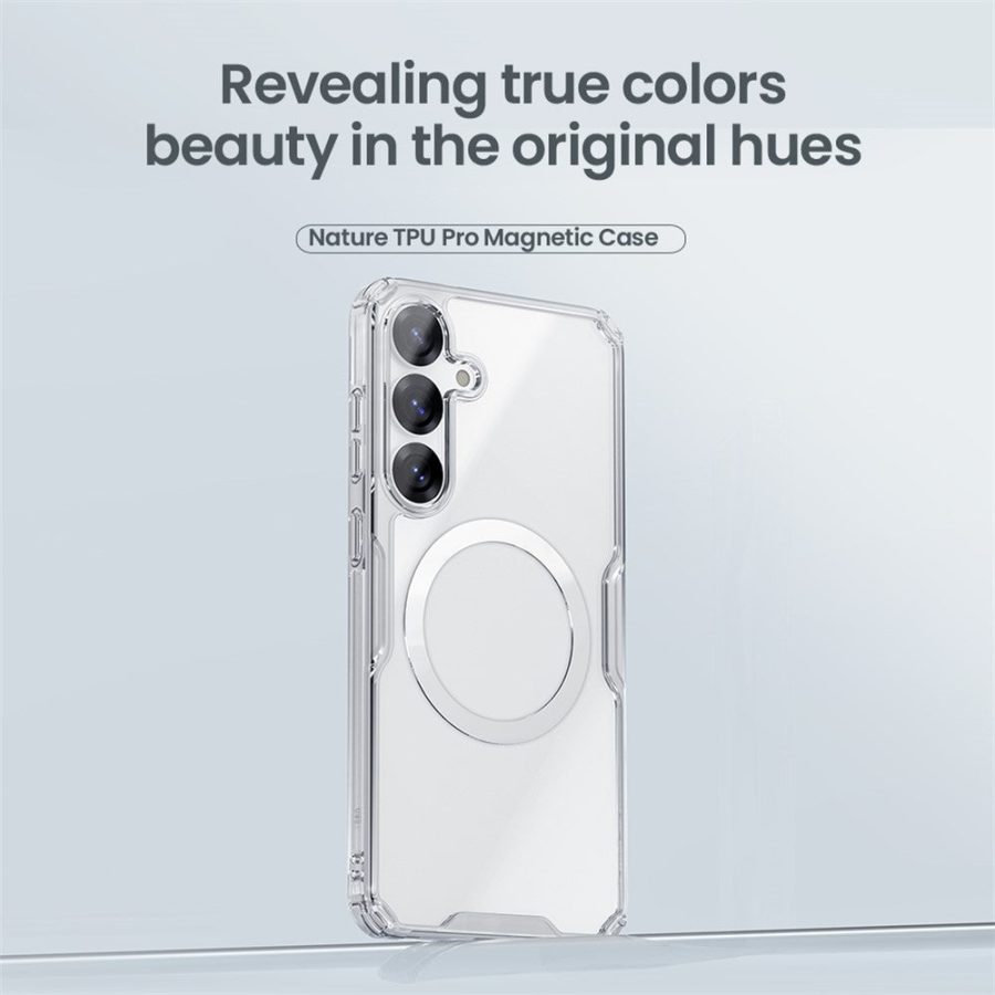 NILLKIN Pro Series for Samsung Galaxy S25 Magnetic Case TPU - PC Clear Phone Cover