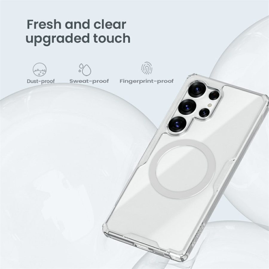 NILLKIN Pro Series for Samsung Galaxy S25 Ultra Magnetic Case TPU - PC Clear Phone Cover