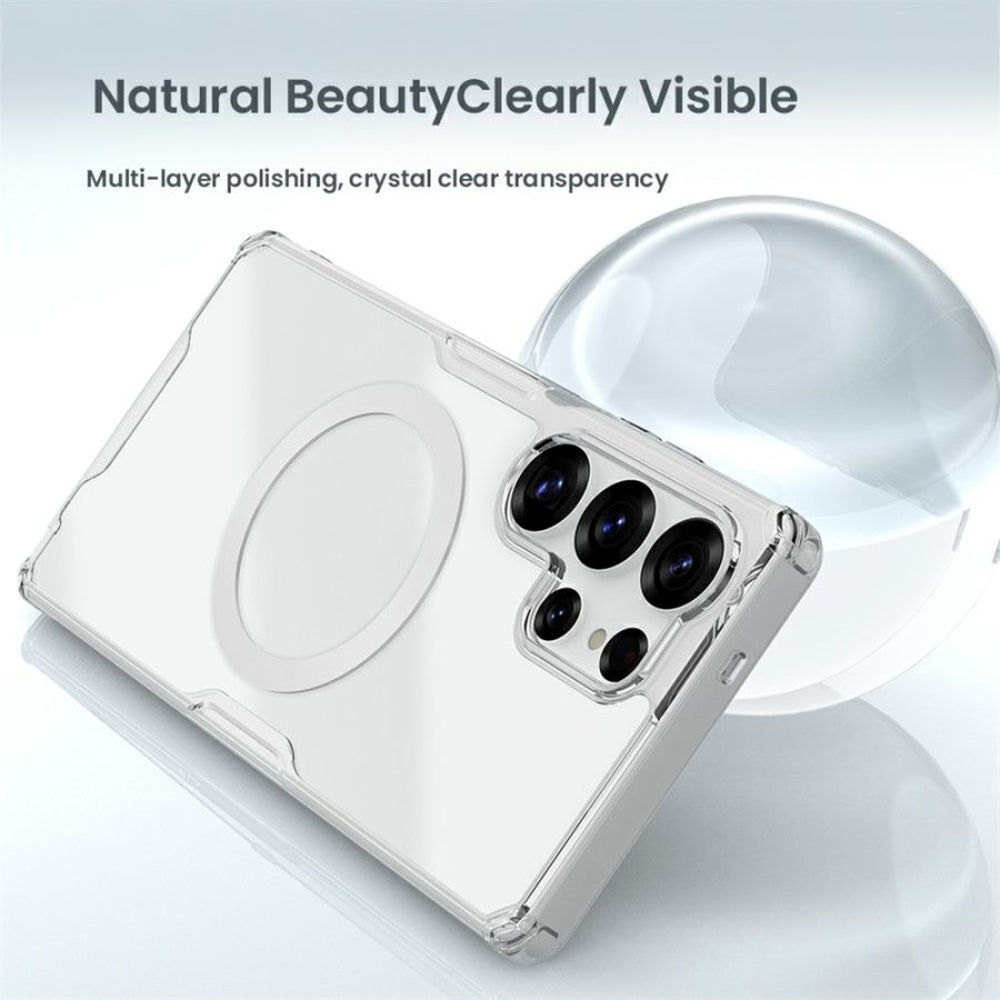 NILLKIN Pro Series for Samsung Galaxy S25 Ultra Magnetic Case TPU - PC Clear Phone Cover