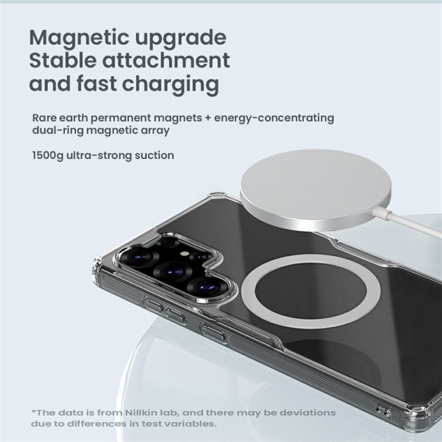NILLKIN Pro Series for Samsung Galaxy S25 Ultra Magnetic Case TPU - PC Clear Phone Cover