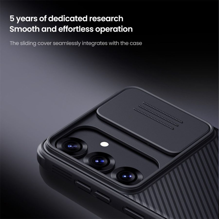 6601138946A-9 NILLKIN Camshield Pro Series for Samsung Galaxy S25 Case PC - TPU Slide Camera Lid Phone Cover