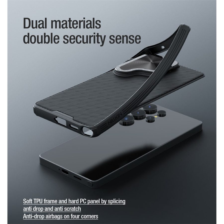 NILLKIN Camshield Prop Series for Samsung Galaxy S25 Ultra Case Slide Camera Protection PC - TPU Phone Cover