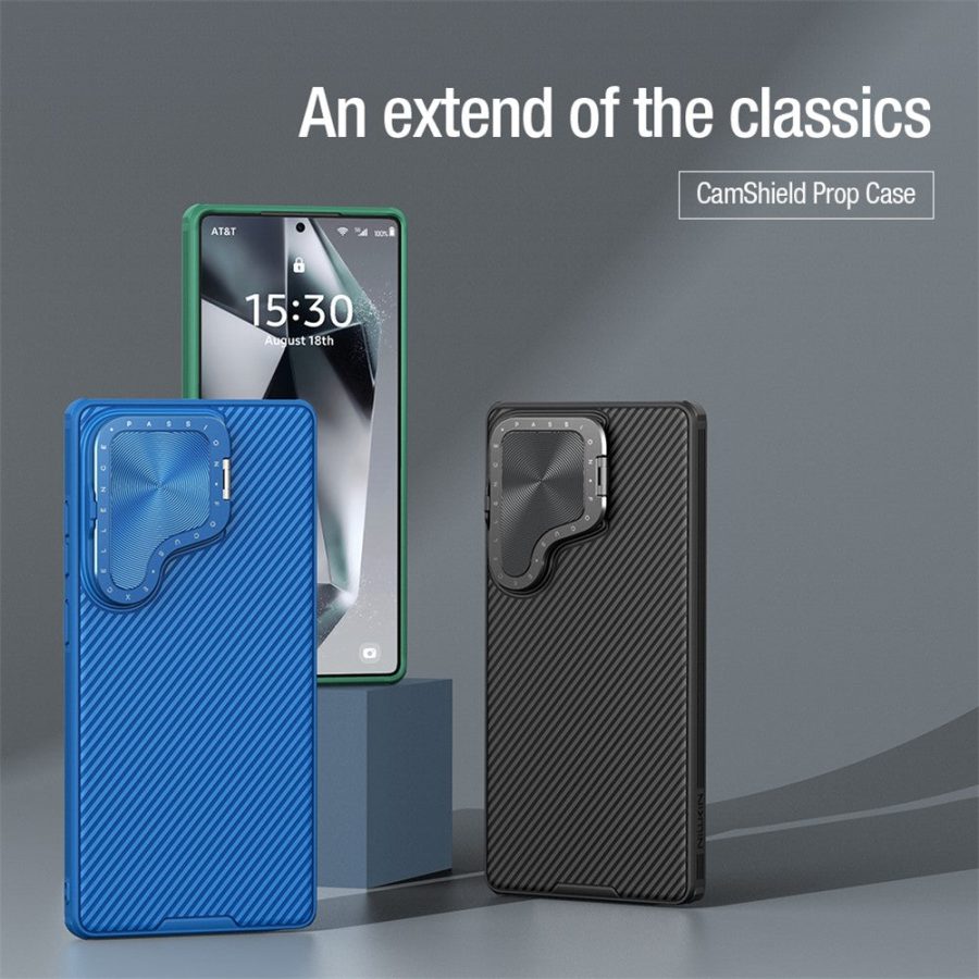 NILLKIN Camshield Prop Series for Samsung Galaxy S25 Ultra Case Slide Camera Protection PC - TPU Phone Cover