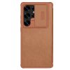 NILLKIN Qin Pro Series for Samsung Galaxy S25 Ultra Case with Card Slots Leather Phone Cover