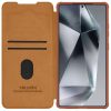 NILLKIN Qin Pro Series for Samsung Galaxy S25 Ultra Case with Card Slots Leather Phone Cover