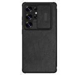 NILLKIN Qin Pro Series for Samsung Galaxy S25 Ultra Case with Card Slots Leather Phone Cover