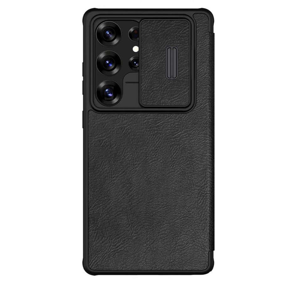 NILLKIN Qin Pro Series for Samsung Galaxy S25 Ultra Case with Card Slots Leather Phone Cover