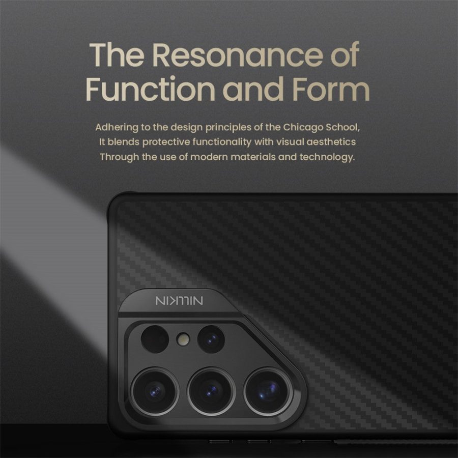 6601138963A-8 NILLKIN For Samsung Galaxy S25 Ultra Magnetic Case TPU - Aramid Fiber Lens Kickstand Phone Cover Precision Cutout