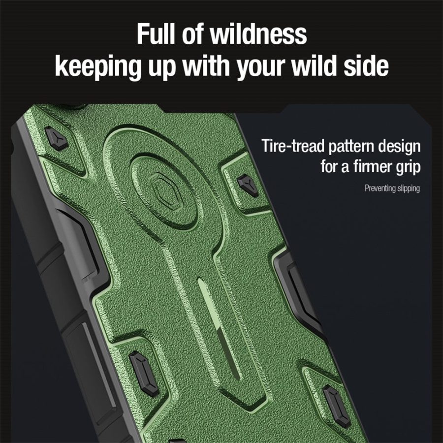6601139261A-15 NILLKIN Camshield Armor Prop Case for Samsung Galaxy S25 Ultra Camera Lid PC - TPU Cover
