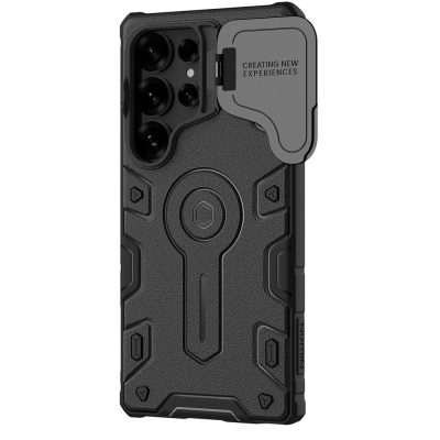 6601139261A-2 NILLKIN Camshield Armor Prop Case for Samsung Galaxy S25 Ultra Camera Lid PC - TPU Cover