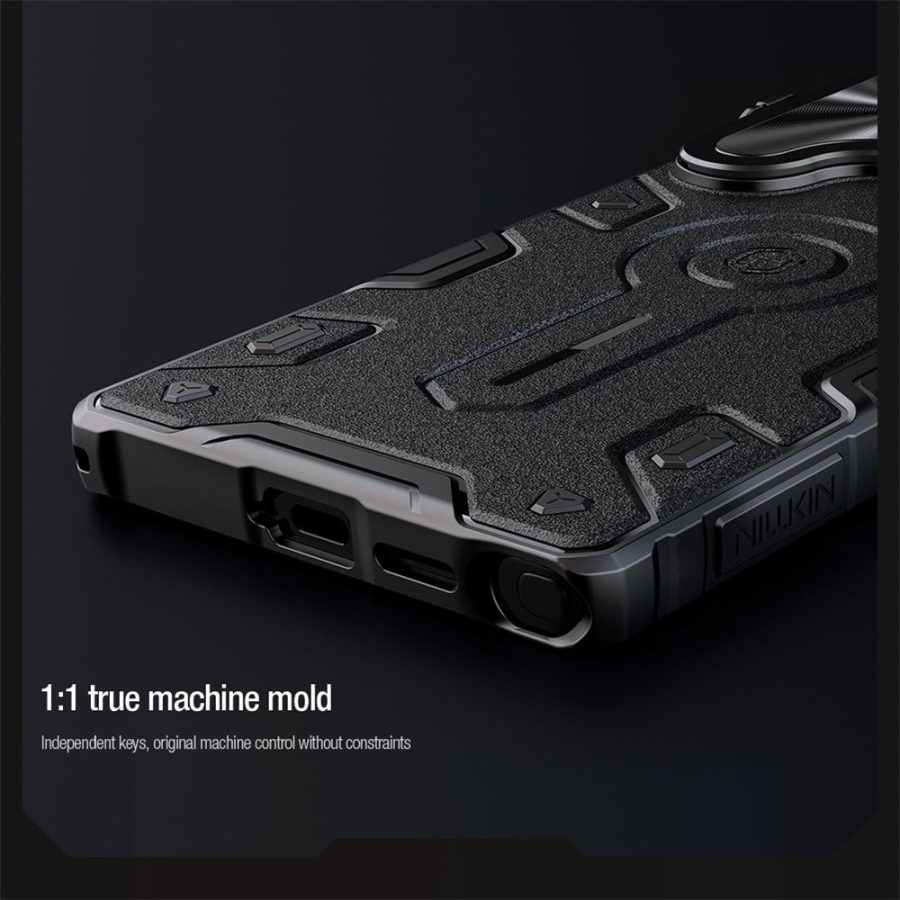 NILLKIN Camshield Armor Prop Magnetic Case for Samsung Galaxy S25 Ultra Camera Lid PC - TPU Cover
