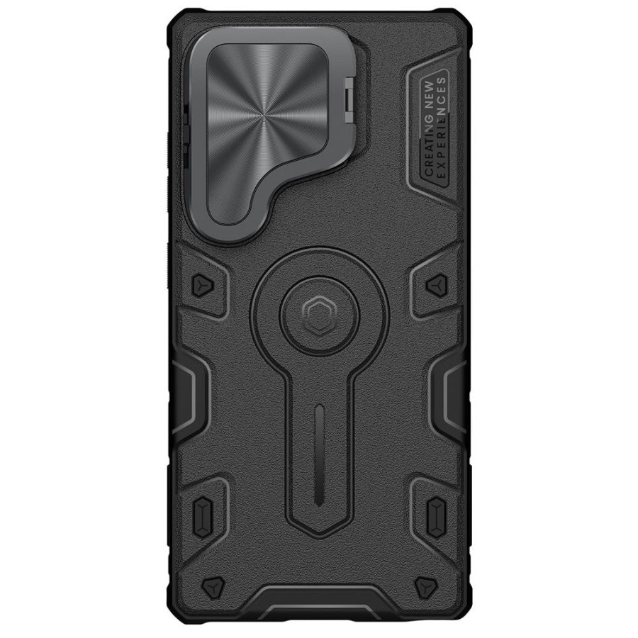 NILLKIN Camshield Armor Prop Magnetic Case for Samsung Galaxy S25 Ultra Camera Lid PC - TPU Cover