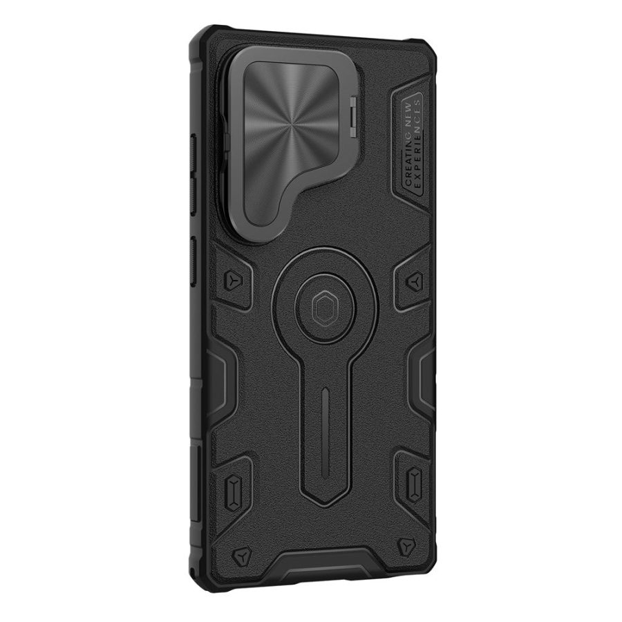 NILLKIN Camshield Armor Prop Magnetic Case for Samsung Galaxy S25 Ultra Camera Lid PC - TPU Cover