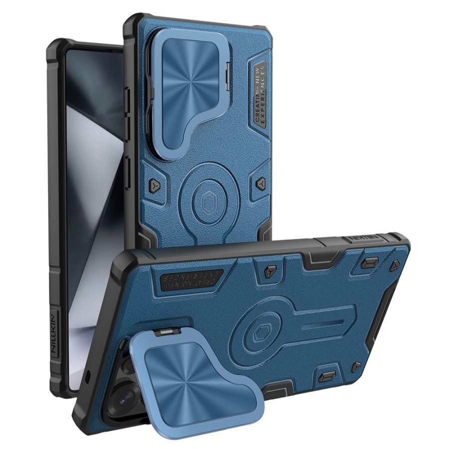 NILLKIN Camshield Armor Prop Magnetic Case for Samsung Galaxy S25 Ultra Camera Lid PC - TPU Cover