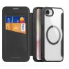 6601140448A-2 DUX DUCIS For iPhone 17e / 16e Leather Case Skin X Pro Series Flip Cover Compatible with MagSafe