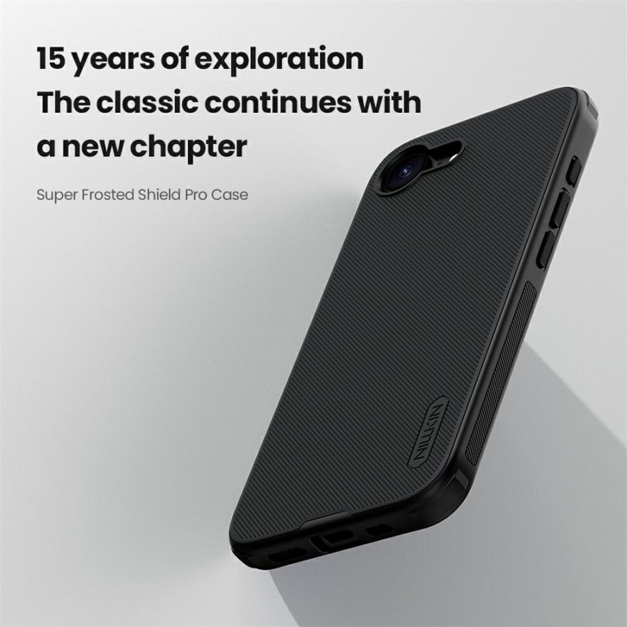 NILLKIN Frosted Shield Pro For iPhone 17e / 16e Case Matte PC - TPU Phone Cover