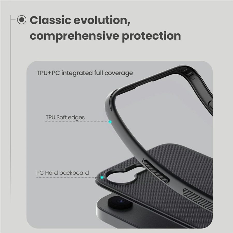 NILLKIN Frosted Shield Pro For iPhone 17e / 16e Case Matte PC - TPU Phone Cover