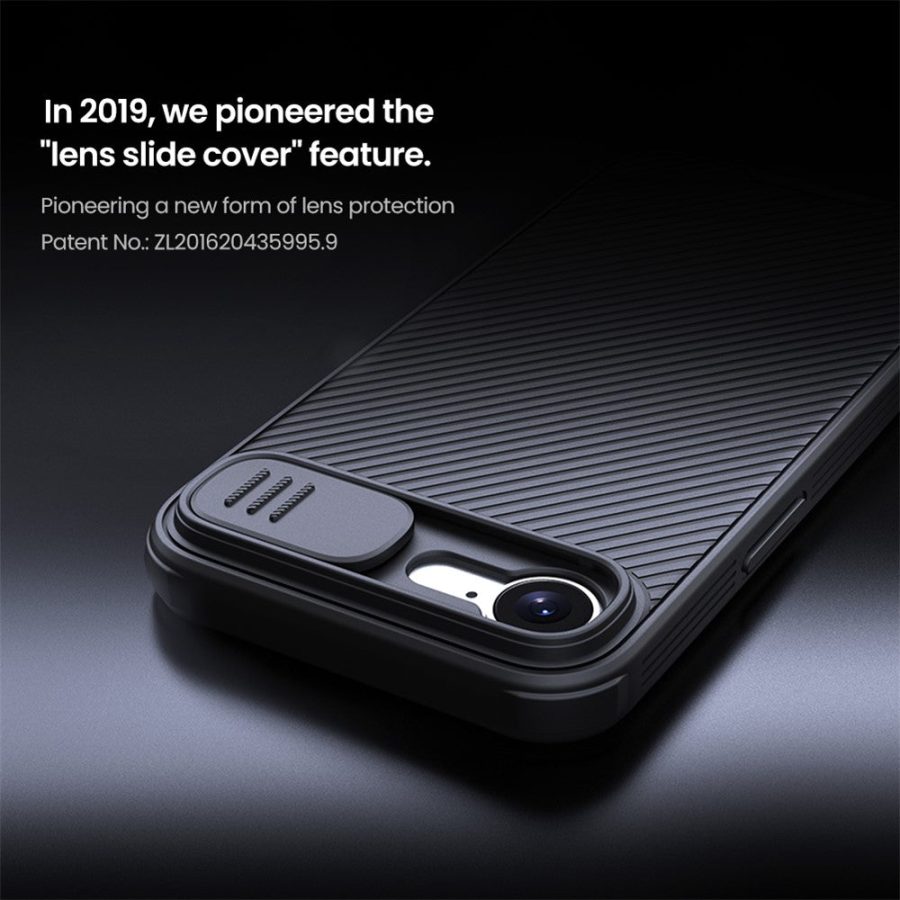 NILLKIN Camshield Pro Series for iPhone 17e / 16e Case PC - TPU Slide Camera Lid Phone Cover