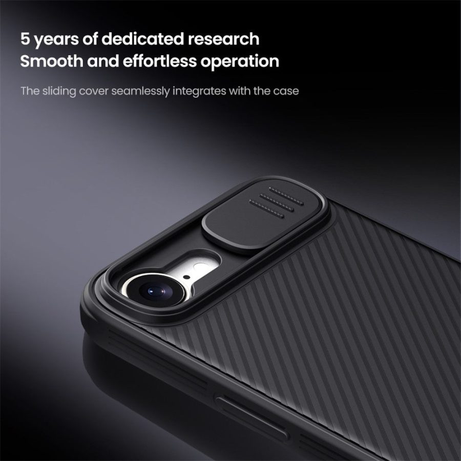 NILLKIN Camshield Pro Series for iPhone 17e / 16e Case PC - TPU Slide Camera Lid Phone Cover