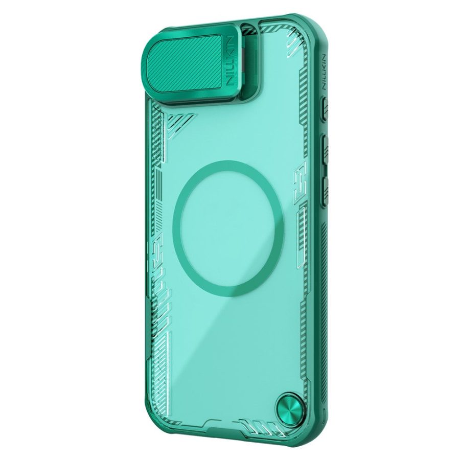 NILLKIN Iceblade CamProp For iPhone 17e / 16e Magnetic Case Lens Cover Kickstand PC - TPU Phone Cover