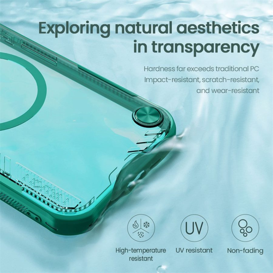 NILLKIN Iceblade CamProp For iPhone 17e / 16e Magnetic Case Lens Cover Kickstand PC - TPU Phone Cover