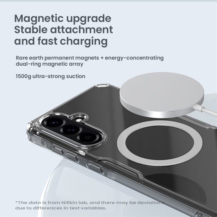 6601141918A-10 NILLKIN Nature Pro Series for Samsung Galaxy A56 Magnetic Case TPU - PC Ultra Clear Phone Case