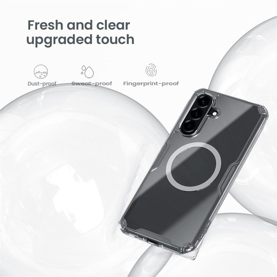 6601141918A-11 NILLKIN Nature Pro Series for Samsung Galaxy A56 Magnetic Case TPU - PC Ultra Clear Phone Case