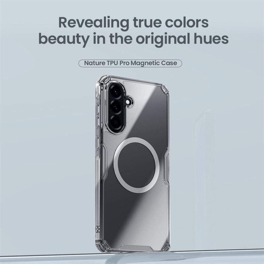 6601141918A-6 NILLKIN Nature Pro Series for Samsung Galaxy A56 Magnetic Case TPU - PC Ultra Clear Phone Case